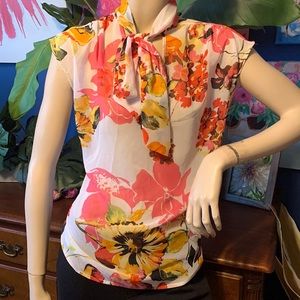 New York & Company Cap Sleeve Top, Size S